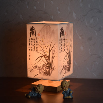 New Chinese Retro Style Bedside Night Light Warm