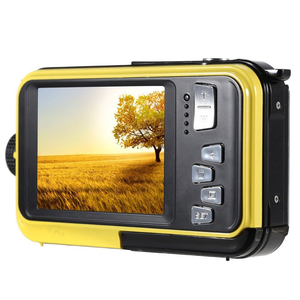 Dual-screen waterproof HD digital camera