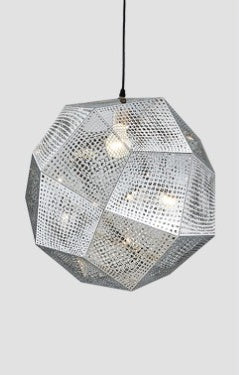 Pendant Modern Simple Grid Light Shadow Polyhedral Ball